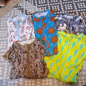 Colorful Baby Onesies Pajammas Set